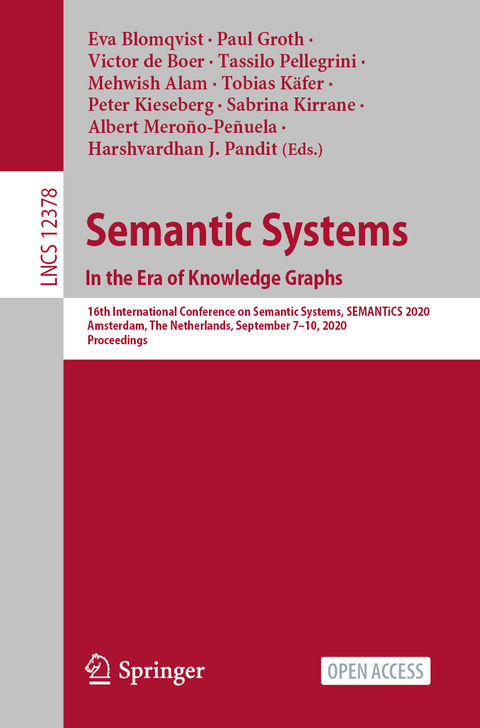 Semantic Systems. In the Era of Knowledge Graphs - 