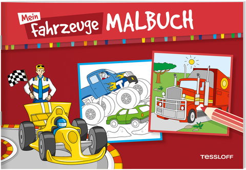 Mein Fahrzeuge-Malbuch