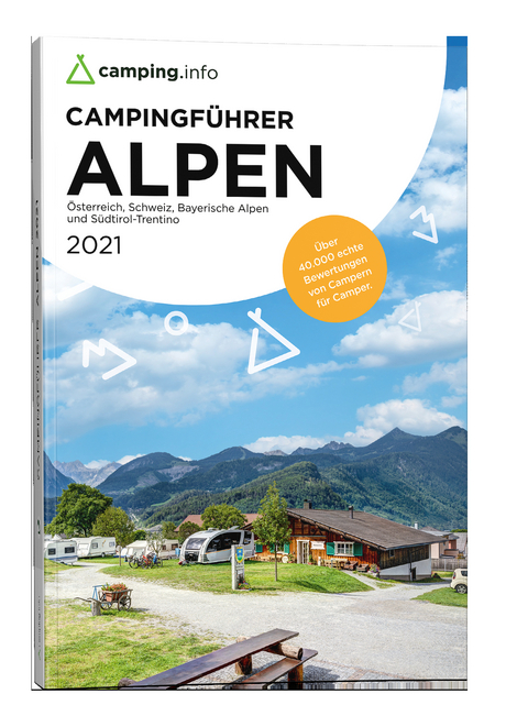 camping.info Campingführer Alpen 2021
