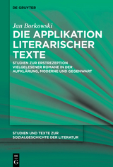 Die Applikation literarischer Texte - Jan Borkowski