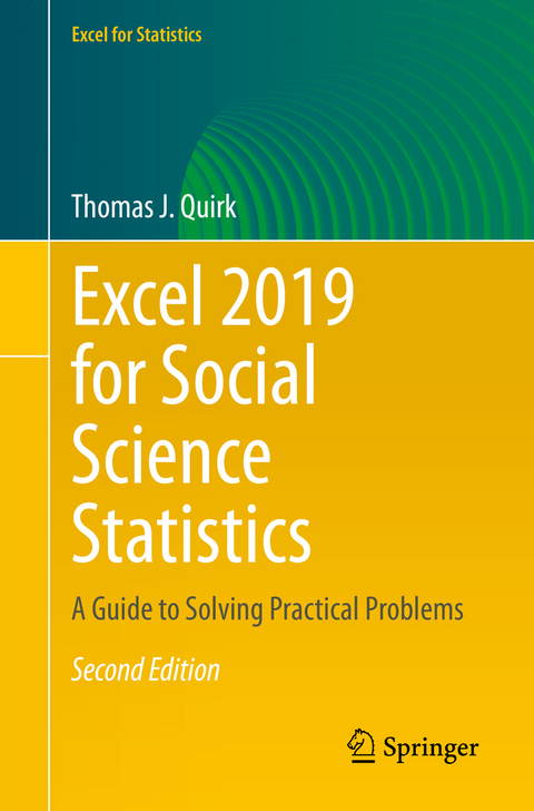 Excel 2019 for Social Science Statistics - Thomas J. Quirk