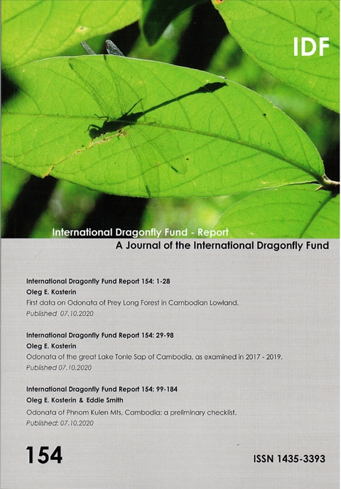 International Dragonfly Fund Report 154 - Oleg E. Kosterin, Eddie Smith
