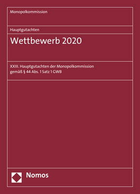 Hauptgutachten. Wettbewerb 2020 - 