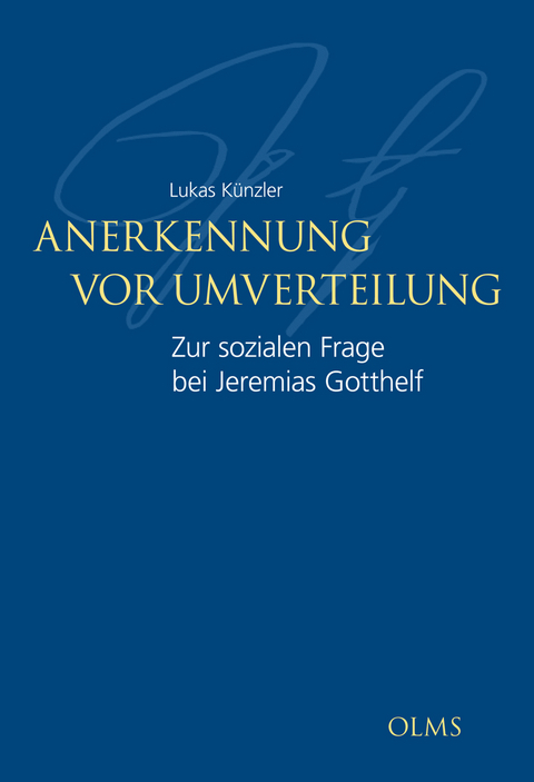 Anerkennung vor Umverteilung - Lukas Künzler