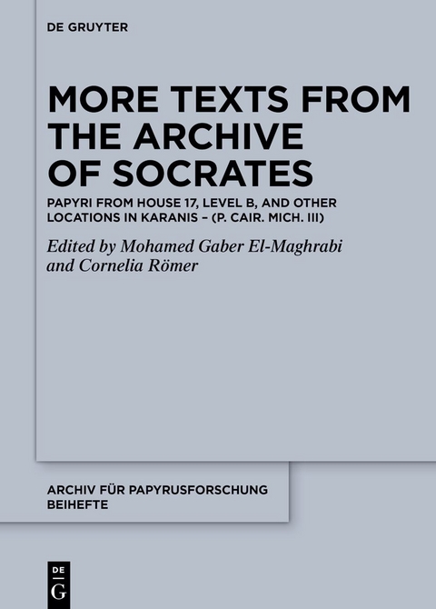 More Texts from the Archive of Socrates - 