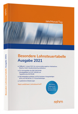 Besondere Lohnsteuertabelle 2021 Jahr/Monat/Tag - 