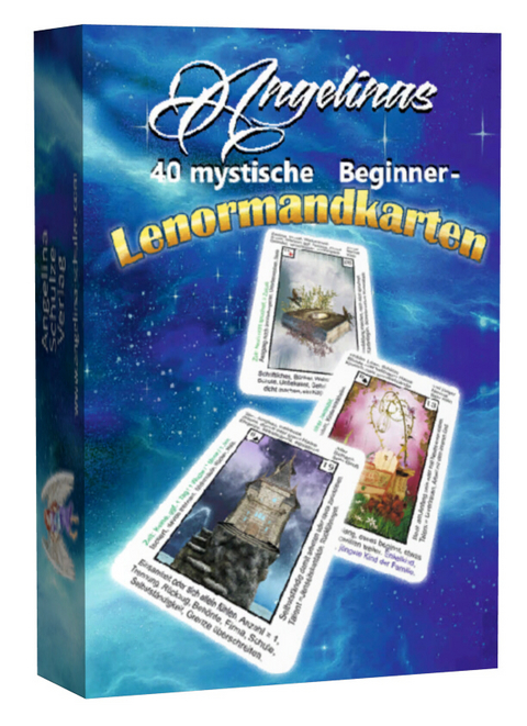 Angelinas 40 mystische Beginner - Lenormandkarten + 9 Tauschkarten - Angelina Schulze