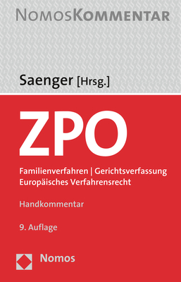 ZPO - Zivilprozessordnung - 