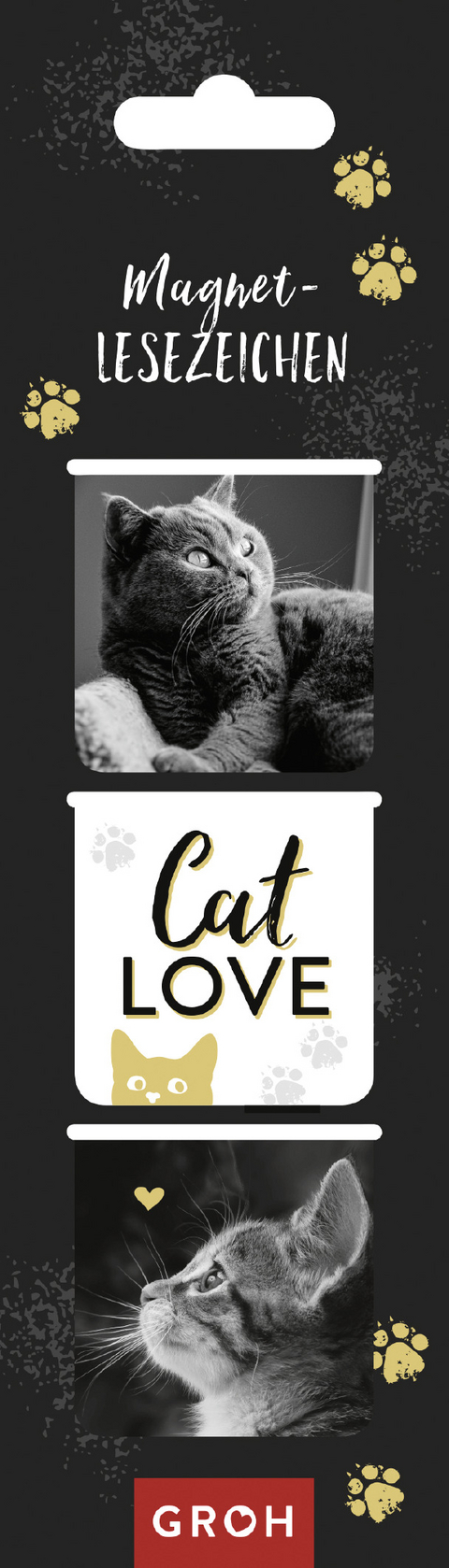 Magnetlesezeichen Cat love - 