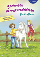 5 Minuten Pferdegeschichten für Erstleser, 2. Klasse - Leichter lesen mit Silbenfärbung