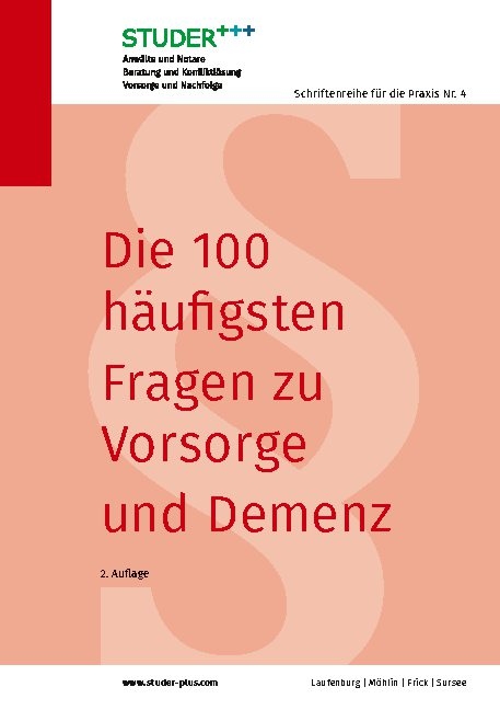 Die 100 häufigsten Fragen zu Vorsorge und Demenz - 