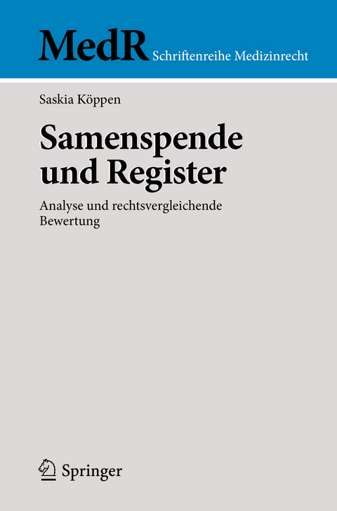 Samenspende und Register - Saskia Köppen