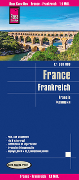 Reise Know-How Landkarte Frankreich / France (1:1.000.000) - Reise Know-How Verlag Peter Rump