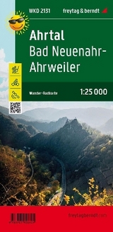 Ahrtal, Bad Neuenahr-Ahrweiler, Wander- und Radkarte 1:25.000 - 