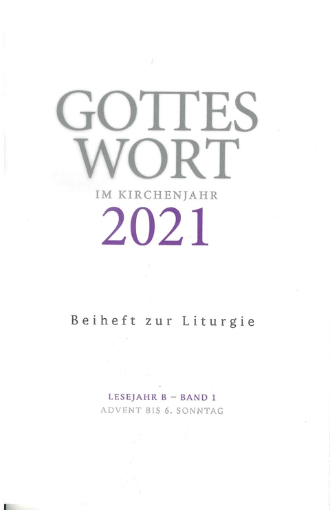 Gottes Wort im Kirchenjahr - Christoph Heinemann