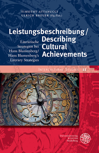 Leistungsbeschreibung/Describing Cultural Achievements - 