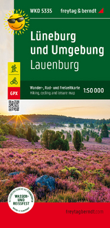 Lüneburg und Umgebung, Wander-, Rad- und Freizeitkarte 1:50.000, freytag & berndt, WKD 5335 - 