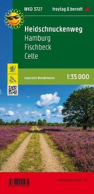 Heidschnuckenweg, Hamburg, Fischbeck, Celle, Wanderkarte Leporello 1:35.000