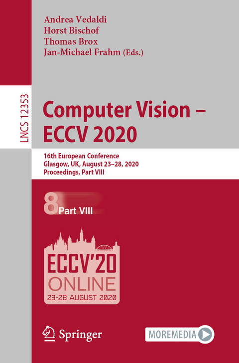 Computer Vision – ECCV 2020 - 