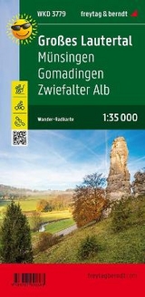 Großes Lautertal, Wander- und Radkarte 1:35.000, freytag & berndt, WK D3779 - 