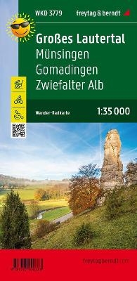 Großes Lautertal, Wander- und Radkarte 1:35.000, freytag & berndt, WK D3779