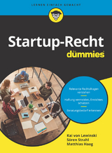 Startup-Recht für Dummies - Kai von Lewinski, Sören Strahl, Matthias Haag