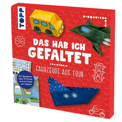 Das hab ich gefaltet Mini-Papierset - Fahrzeuge auf Tour - Susanne Pypke