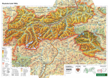 Schreibtischunterlage DUO, Schulhandkarte Tirol 1:400.000