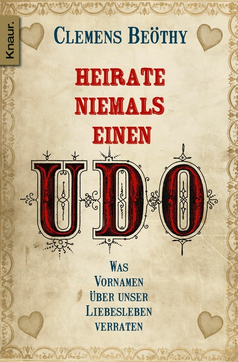 Heirate niemals einen Udo - Gratis Probekapitel - Clemens Beöthy