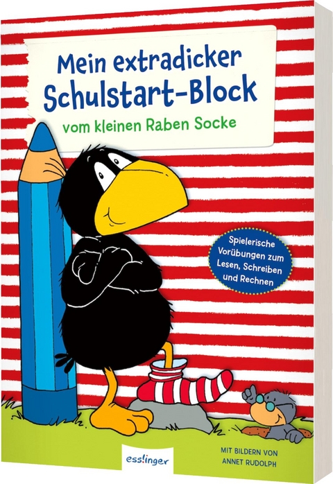 Der kleine Rabe Socke: Mein extradicker Schulstart-Block - Nele Moost, Dorothee Kühne-Zürn