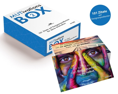 MUTivationsbox 2 - 101 Zitate auf Designerpostkarten für deine Motivation - Dirk Schmidt