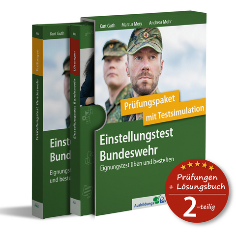 Einstellungstest Bundeswehr: Prüfungspaket mit Testsimulation - Kurt Guth, Marcus Mery, Andreas Mohr