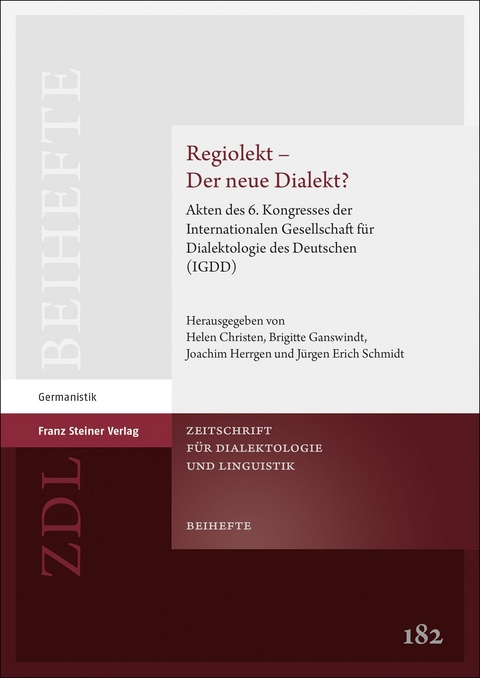 Regiolekt – Der neue Dialekt? - 