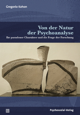 Von der Natur der Psychoanalyse - Gregorio Kohon