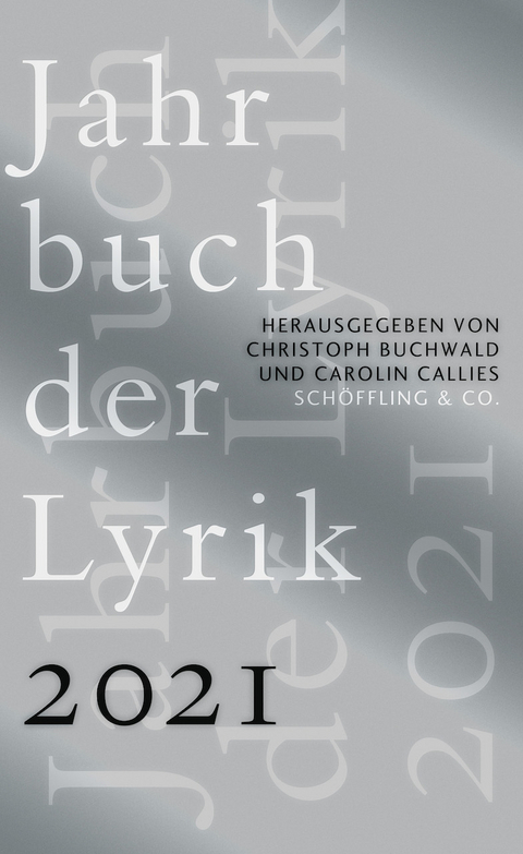 Jahrbuch der Lyrik 2021 - 