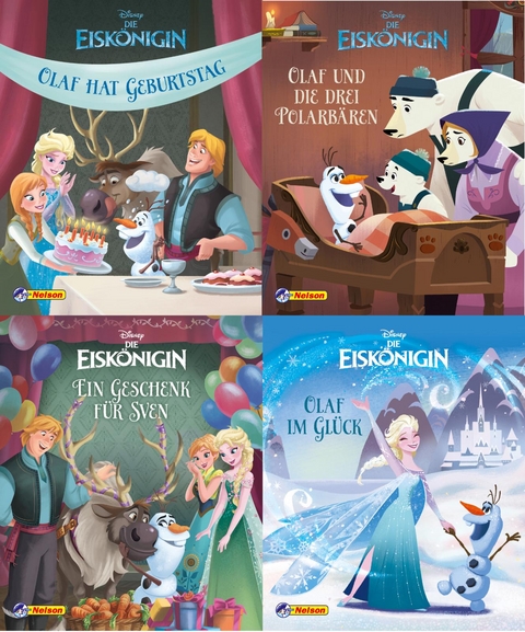 Nelson Mini-Bücher: 4er Disney Olaf 5-8