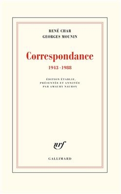 Correspondance : 1943-1988 - René Char, Georges Mounin