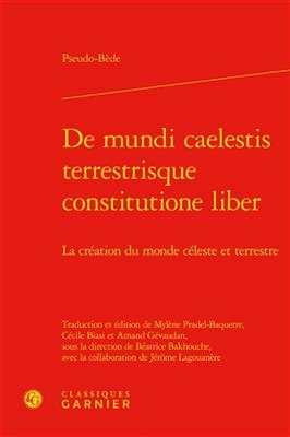 de Mundi Caelestis Terrestrisque Constitutione Liber -  Pseudo-Bede