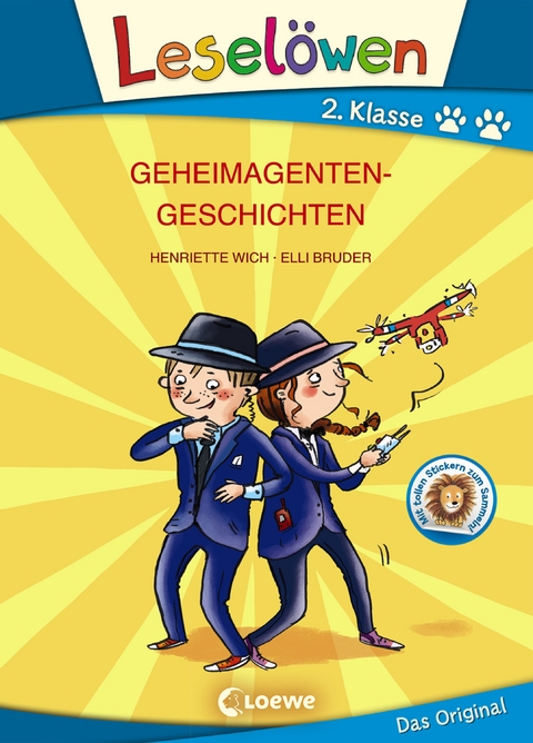 Leselöwen 2. Klasse - Geheimagentengeschichten (Großbuchstabenausgabe) - Henriette Wich