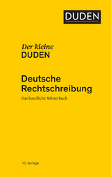 Der kleine Duden - Deutsche Rechtschreibung -  Dudenredaktion