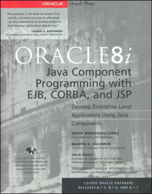 Oracle8i Java Component Programming With EJB, CORBA AND JSP -  Julie Basu,  Nirva Morisseau-Leroy,  Martin K. Solomon