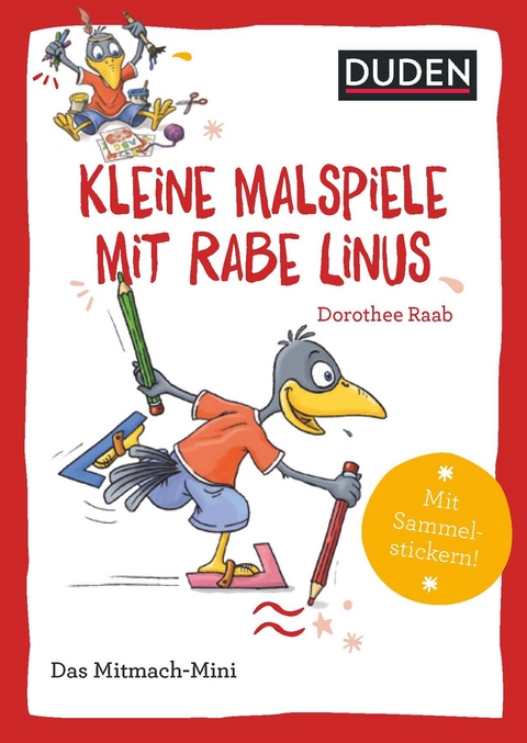 Duden Minis (Band 40) – Kleine Malspiele mit Rabe Linus / VE3 - Dorothee Raab