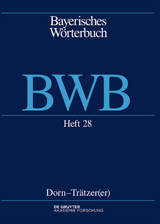 Bayerisches Wörterbuch (BWB) / Dorn – Trätzer(er) - 