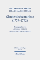 Glaubensbekenntnisse (1779-1792) - Carl Friedrich Bahrdt, Johann Salomo Semler