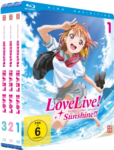 Love Live! Sunshine!! - Gesamtausgabe - Blu-ray-Box (3 Blu-rays) - Kazuo Sakai