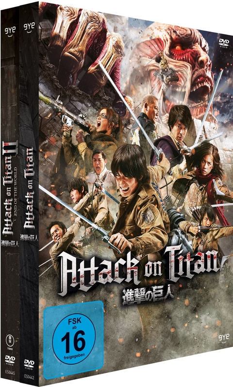 Attack on Titan - Film 1&2 - Bundle, 2 DVD
