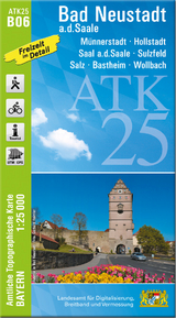 ATK25-B06 Bad Neustadt a.d.Saale (Amtliche Topographische Karte 1:25000) - 