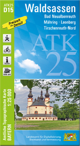 ATK25-D15 Waldsassen (Amtliche Topographische Karte 1:25000) - 