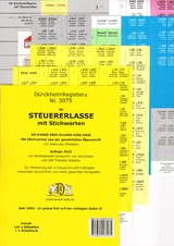 DürckheimRegister® STEUERERLASSE MIT Stichworten - Glaubitz, Thorsten; Dürckheim, Constantin von; Glaubitz, Thorsten; Dürckheim, Constantin von