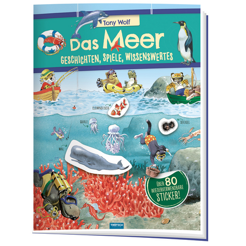 Trötsch Das Meer Geschichten Spiele Wissenswertes Stickerbuch - 
